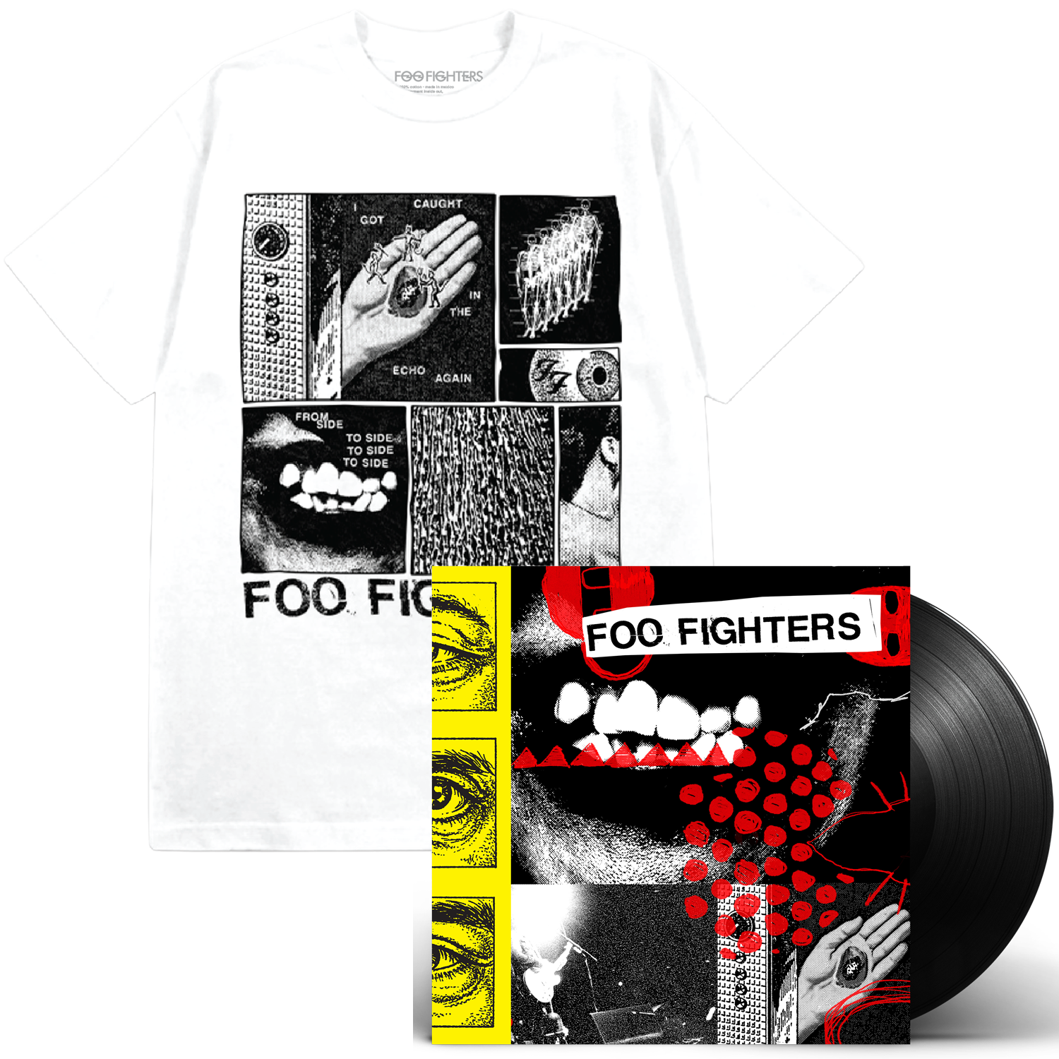 Your Favorite Toy Standard Vinyl and White Tee – Foo Fighters