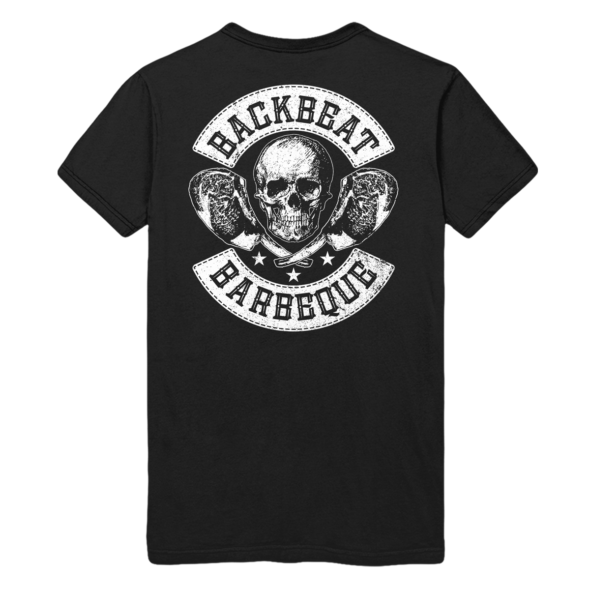 BACKBEAT BBQ LOGO TEE - BLACK-Foo Fighters