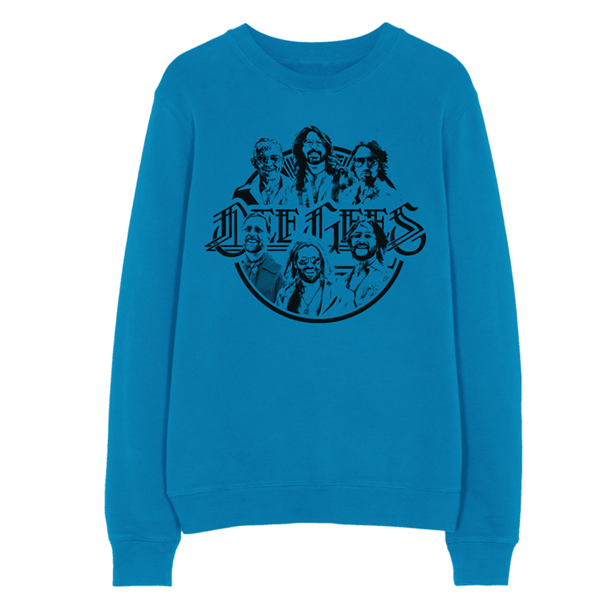 Dee Gees Crewneck Sweatshirt - Blue-Foo Fighters