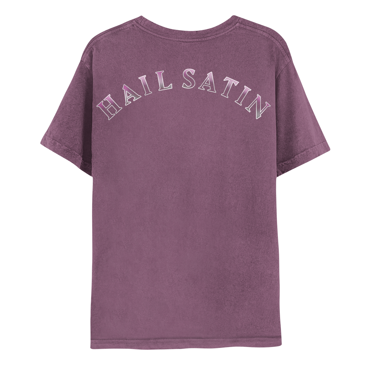 Dee Gees Hail Satin Tee - Plum-Foo Fighters