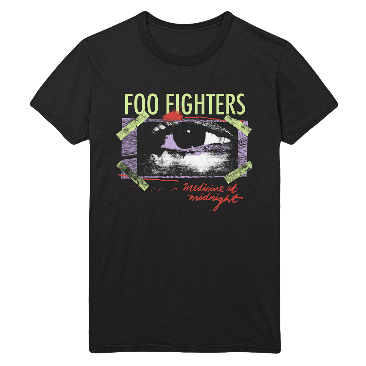 Medicine At Midnight Eye Tape Tee-Foo Fighters