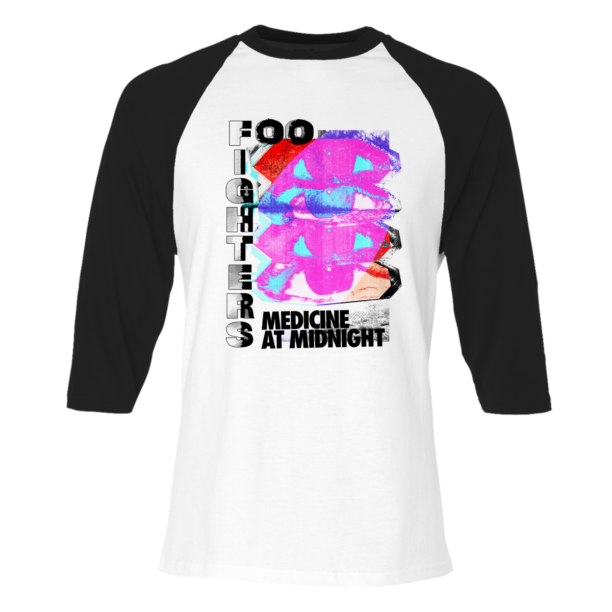 Stacked Eye Raglan-Foo Fighters