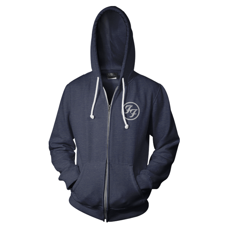 Molecules Hoodie (Navy Heather)-Foo Fighters