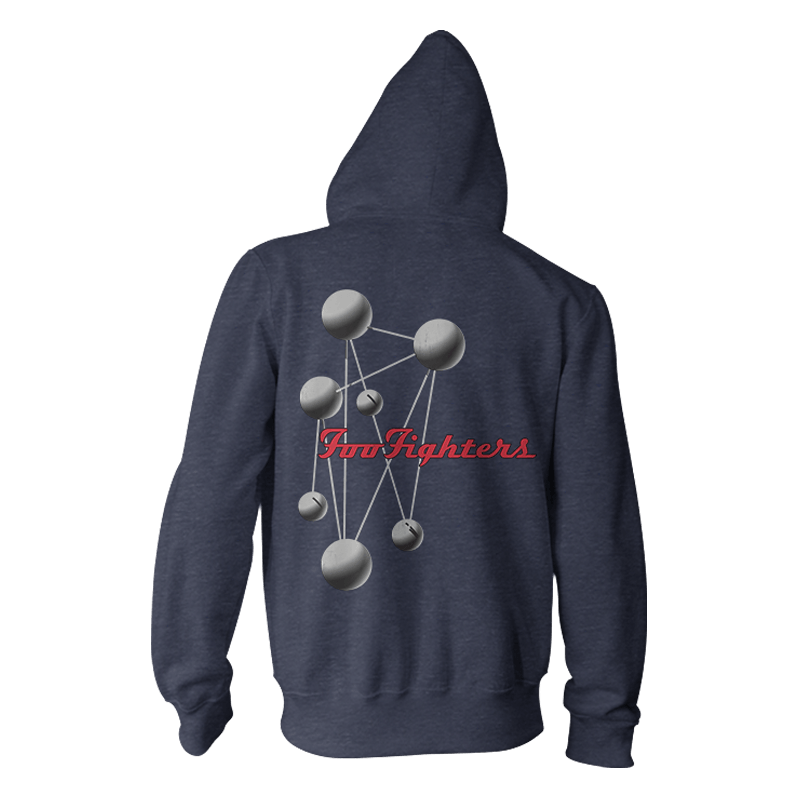 Molecules Hoodie (Navy Heather)-Foo Fighters