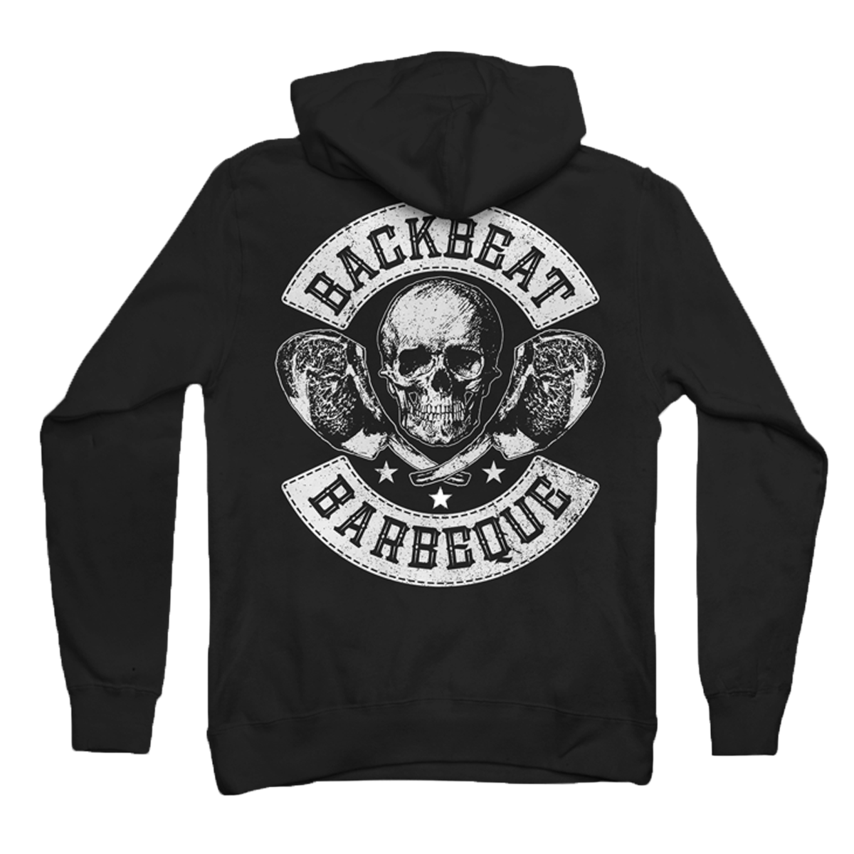 Backbeat BBQ Logo Zip Hoodie