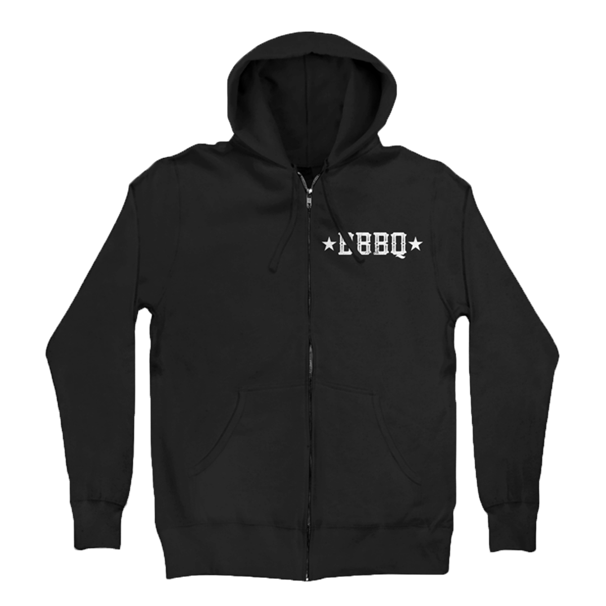 Backbeat BBQ Logo Zip Hoodie