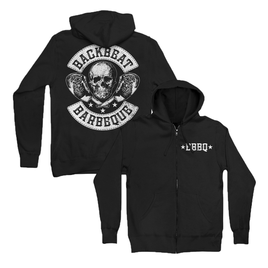 Backbeat BBQ Logo Zip Hoodie