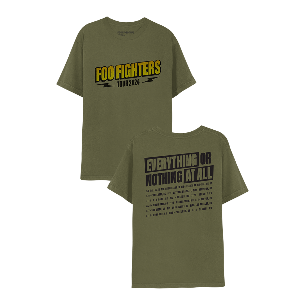 Foo Fighters Tour 2024 Tee
