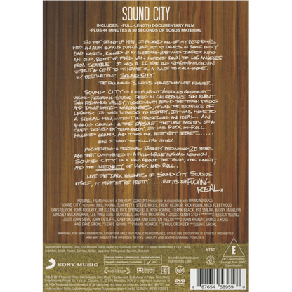 Sound City Blu-Ray-Foo Fighters
