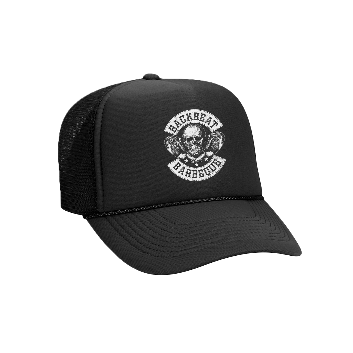 Skull and Steak Trucker Hat