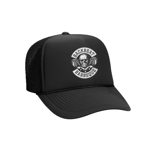 Skull and Steak Trucker Hat