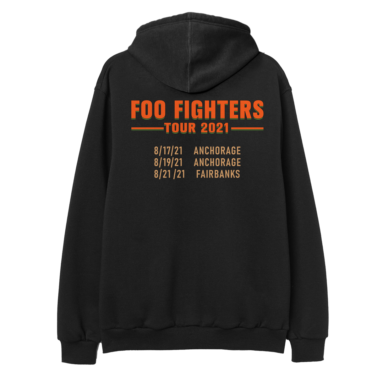 Alaska Tour Hoodie-Foo Fighters