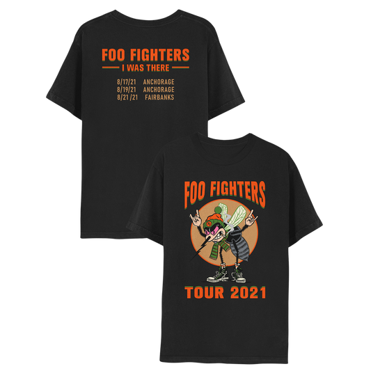 Alaska Tour Tee - Black-Foo Fighters