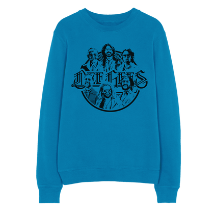 Dee Gees Crewneck Sweatshirt - Blue-Foo Fighters