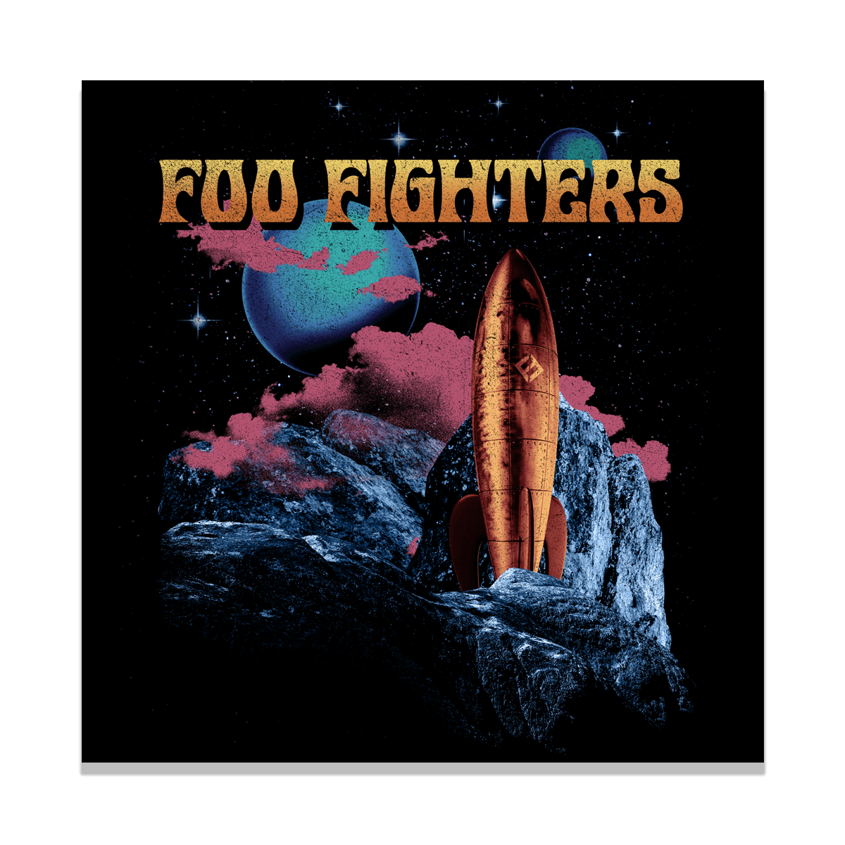 Spaceship Wall Flag - Foo Fighters